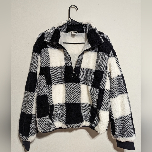 ABOUND Check Print Half Zip Pullover - Picture 4 of 13